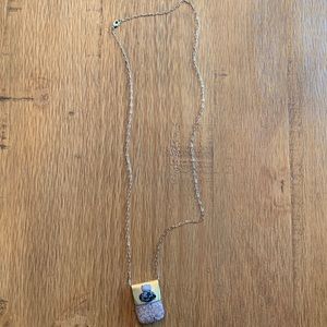 Unique stone Anthropologie necklace